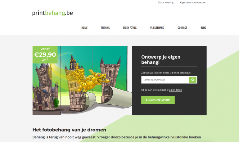 Printbehang